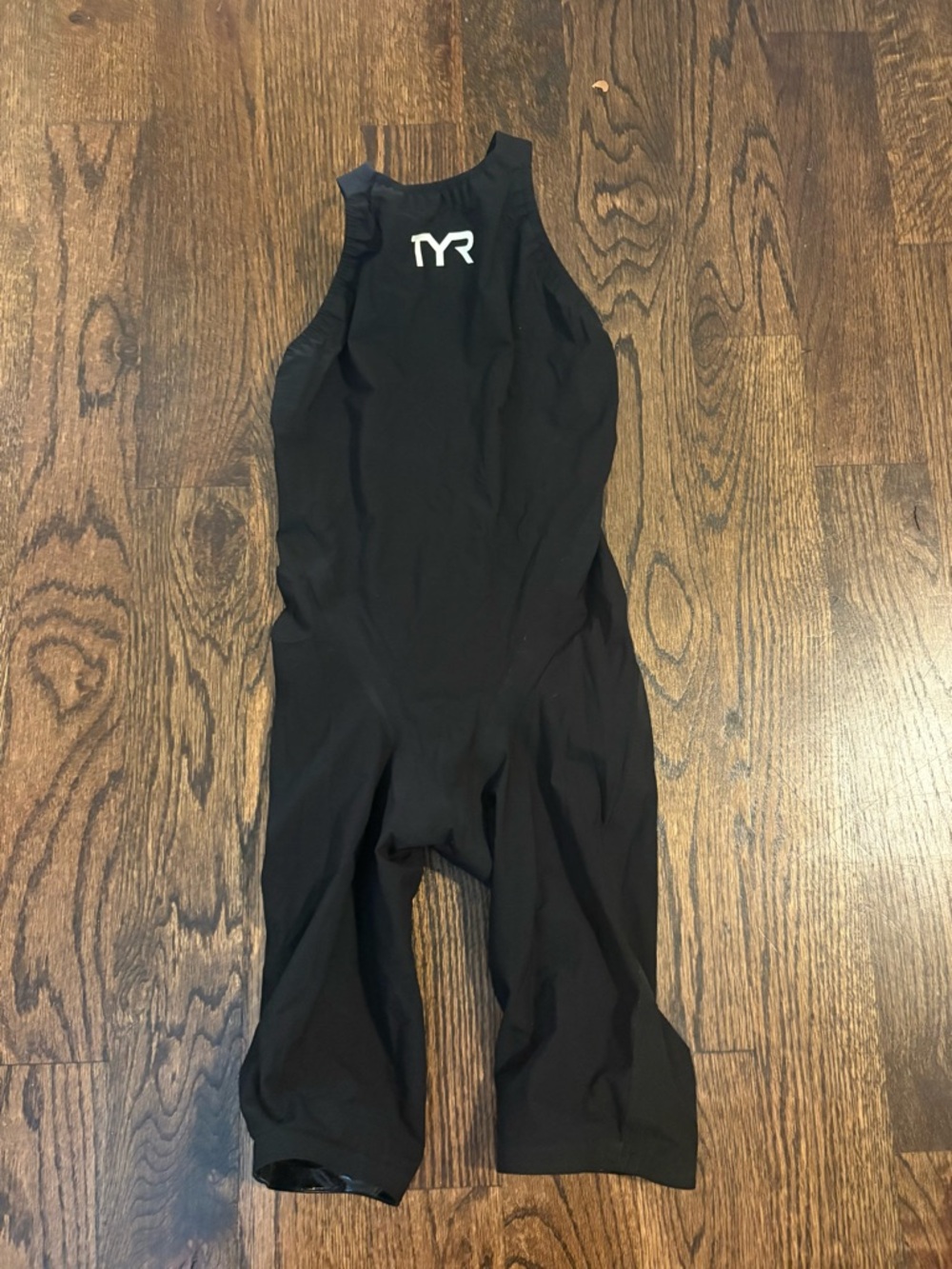 TYR Black Full-Body Competitive One-Piece Swimsuit